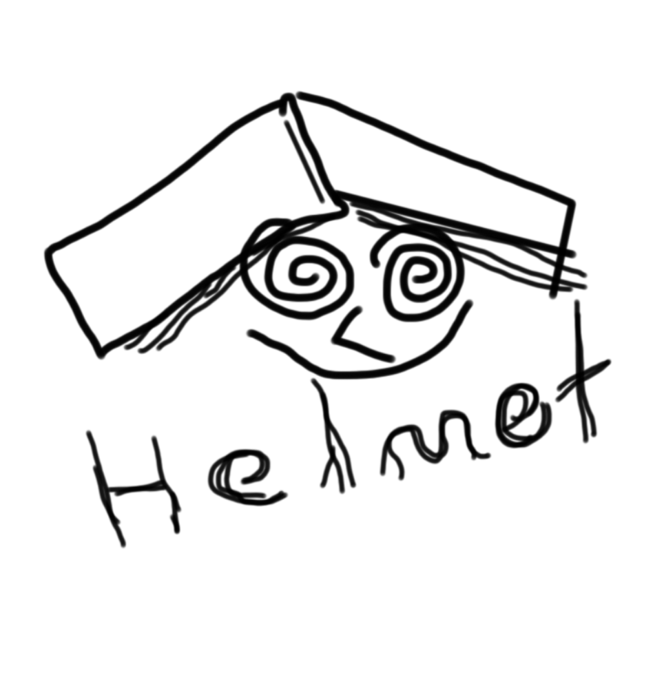 little helmet guy